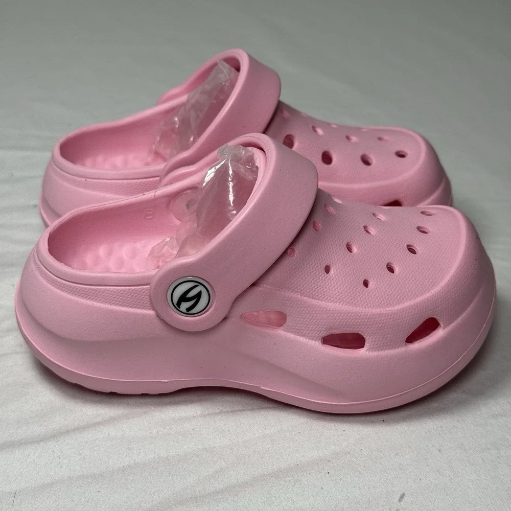 Kids Pink Clogs Toddler US 7 EU 23 Slip On Sandals Lightweight‎ Comfort